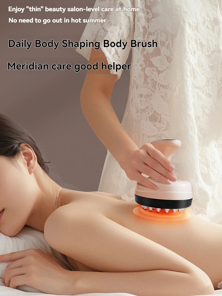 

Зарядная массажная щетка Meridian с режимами подогрева и вибрации. 9. Регулируемые уровня интенсивности. Уход за меридианом плеч и шеей.