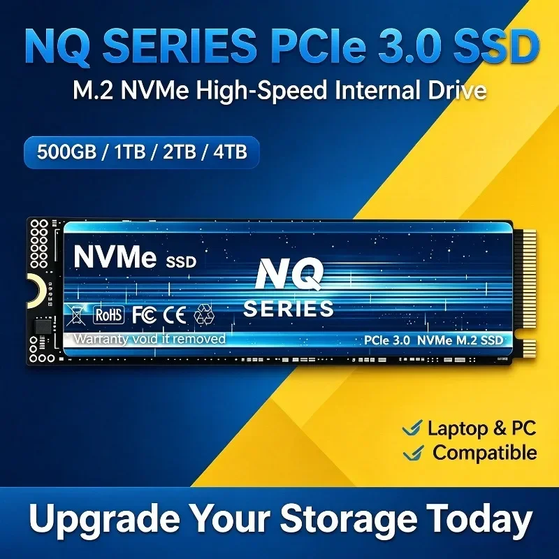 NQ SERIES M.2 NVMe 500GB-4TB High Speed PCIe 3.0 SSD Drive Works Internal Solid State Drive for Laptop PC Hard Disk