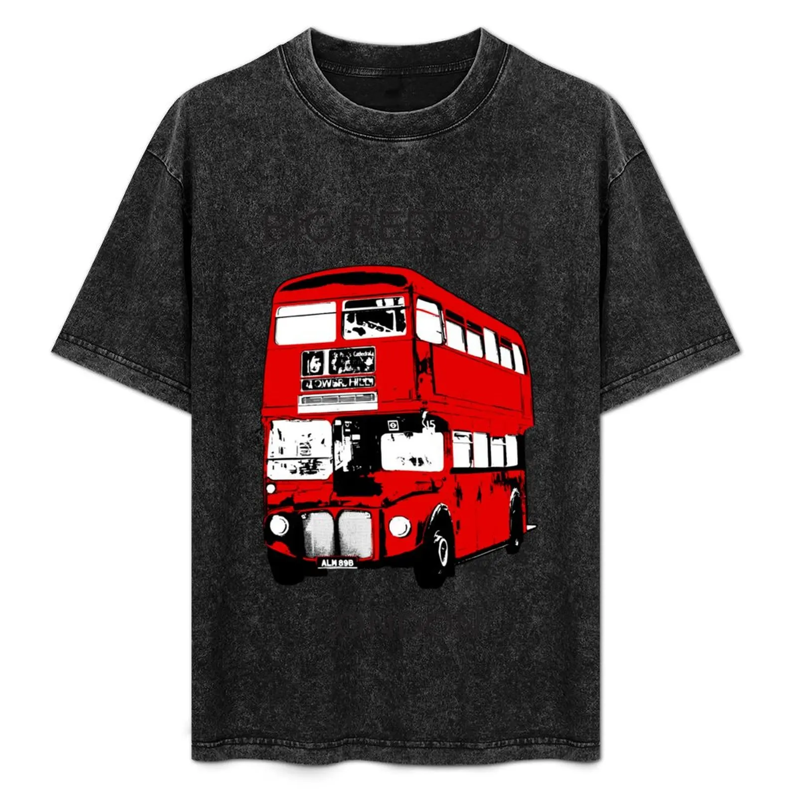 

Big Red Routemaster Bus, There is Nothing More Quintessentially London T-Shirt Big Size Loose Fit Tee Shirt