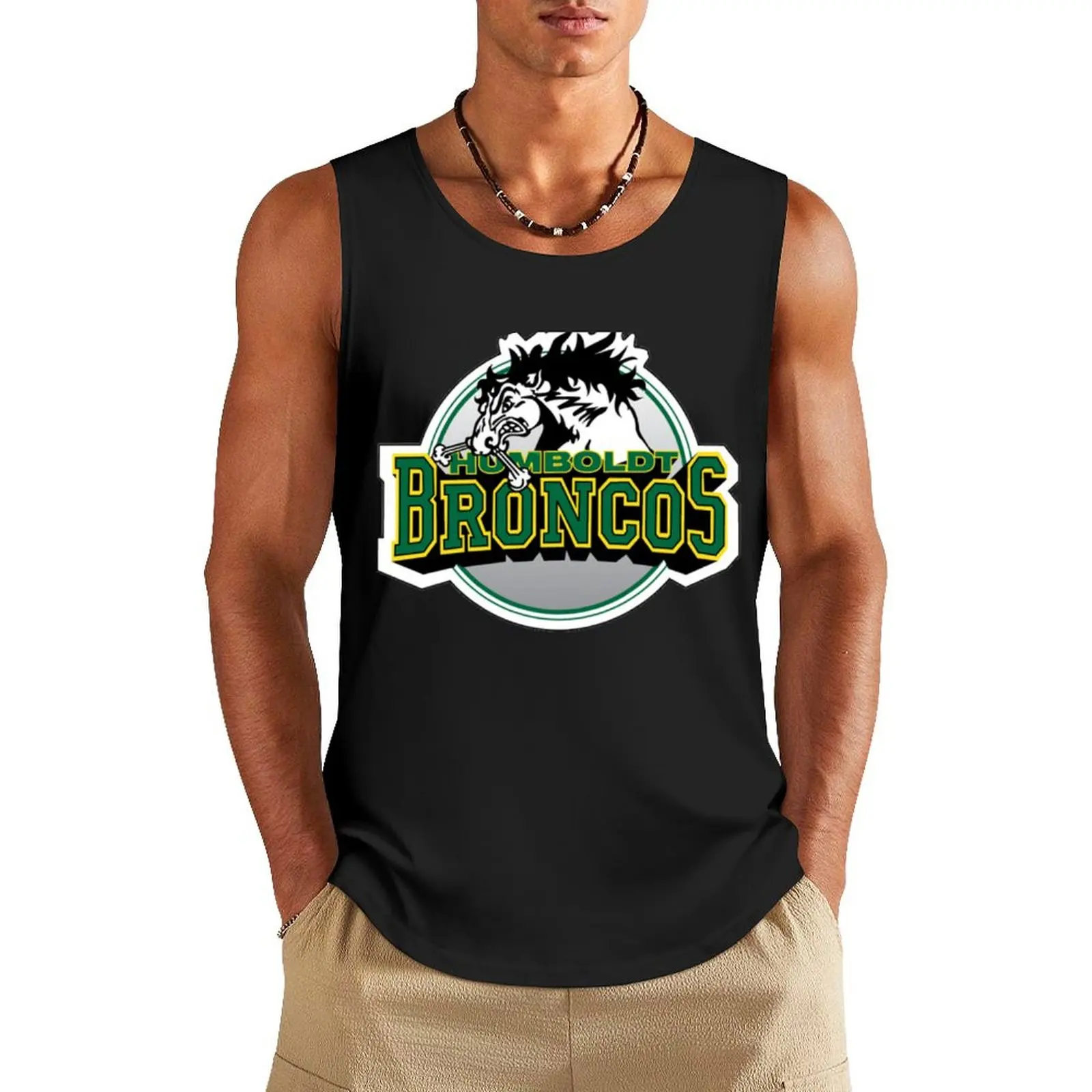 Humboldt Broncos Tank Top Men's summer clothes 2024 gym training accessories t-shirts man