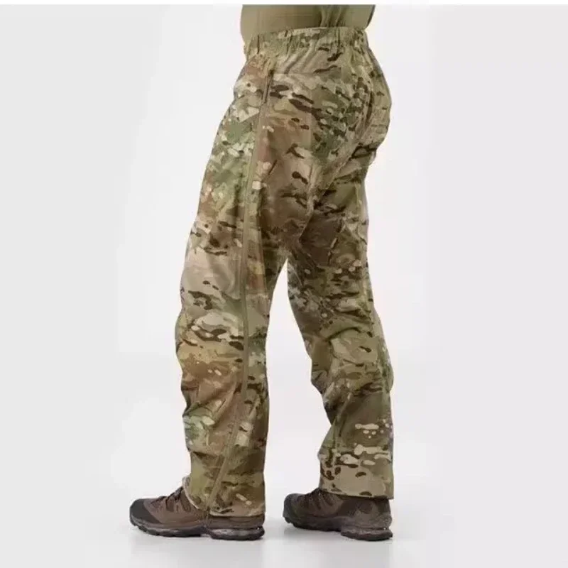 

Waterproof Hardshell Tactical Pant Men Full Zip Multicam Camouflage Outdoor Trousers Outdoor Thin Mountain Climbing Hiking Pants