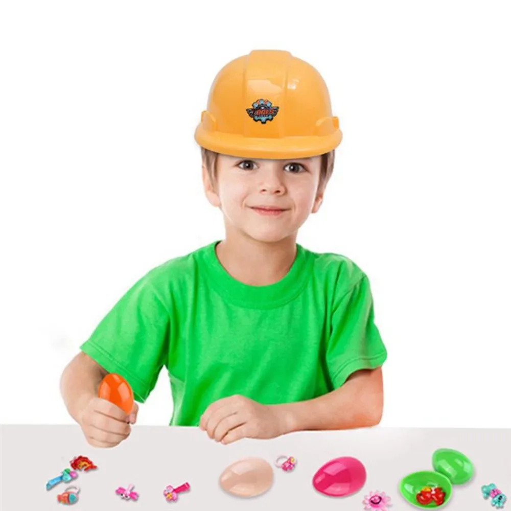 Casco Fai finta di giocare Gioco Cappello da costruzione Giocattoli Costruzione Elmetto Simulazione Strumento di costruzione Simulazione Casco di sicurezza