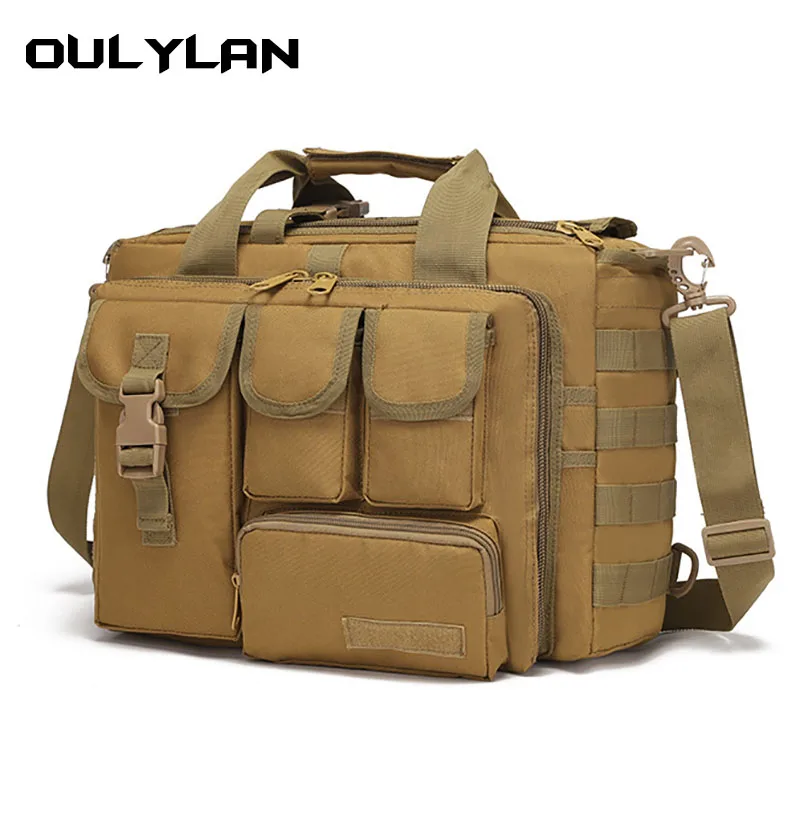 Oulylan Outdoor Tactical Messenger Bag Big Capacity Laptop Bags Portable Shoulder Bag Camping Hiking Bandbag