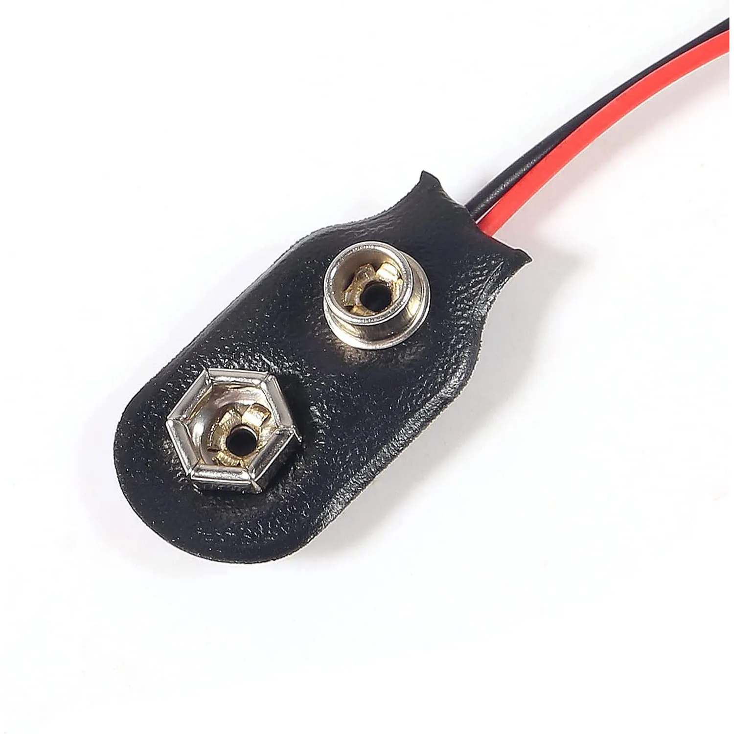 20 Pack 9V I tipo connettore a Clip per batteria connettore con fibbia per batteria fibbia rigida alloggiamento in plastica e cavi cavi Iength 5.9 pollici