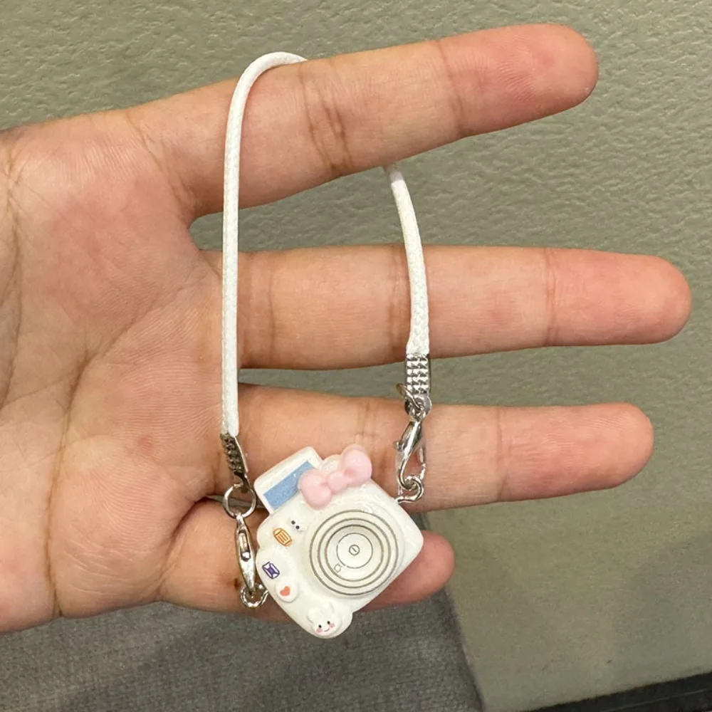 6 pçs fingir jogar casa de bonecas mini câmera foto prop casa boneca simulação câmera arco bonito modelo câmera em miniatura