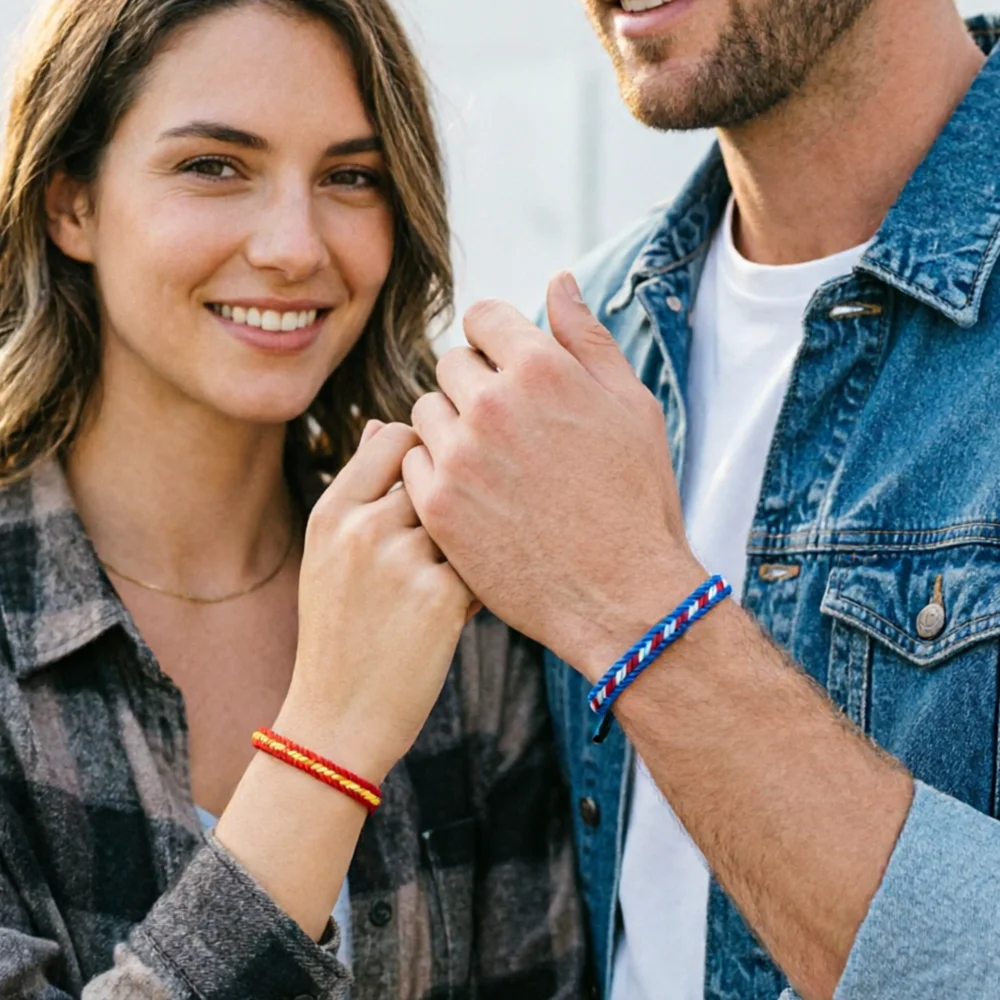 Ethnic Style Braided Bracelet Unisex Apparel Accessories 8 Colors Options Adjustable String Braslet Couple Perfect Gift Jewelry