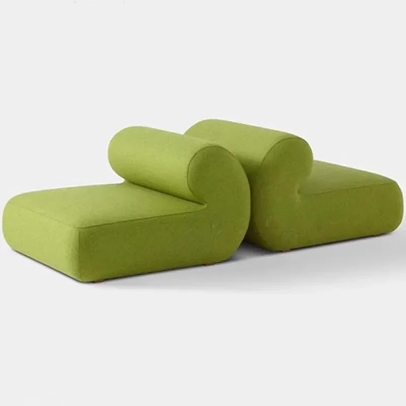 Sofá de tela Michelin para sala de estar, tienda de ropa de estilo crema para varias personas, decoración suave, combinación de ocio para el hogar