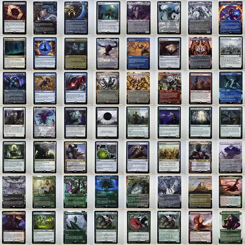 2X2 HOLO9-Ⅰ01 Tcg 카드 – 독일 마법 황실 인장 마나 금고, 울람고, 무한 회전 코질렉, 진실의 정육점 수집