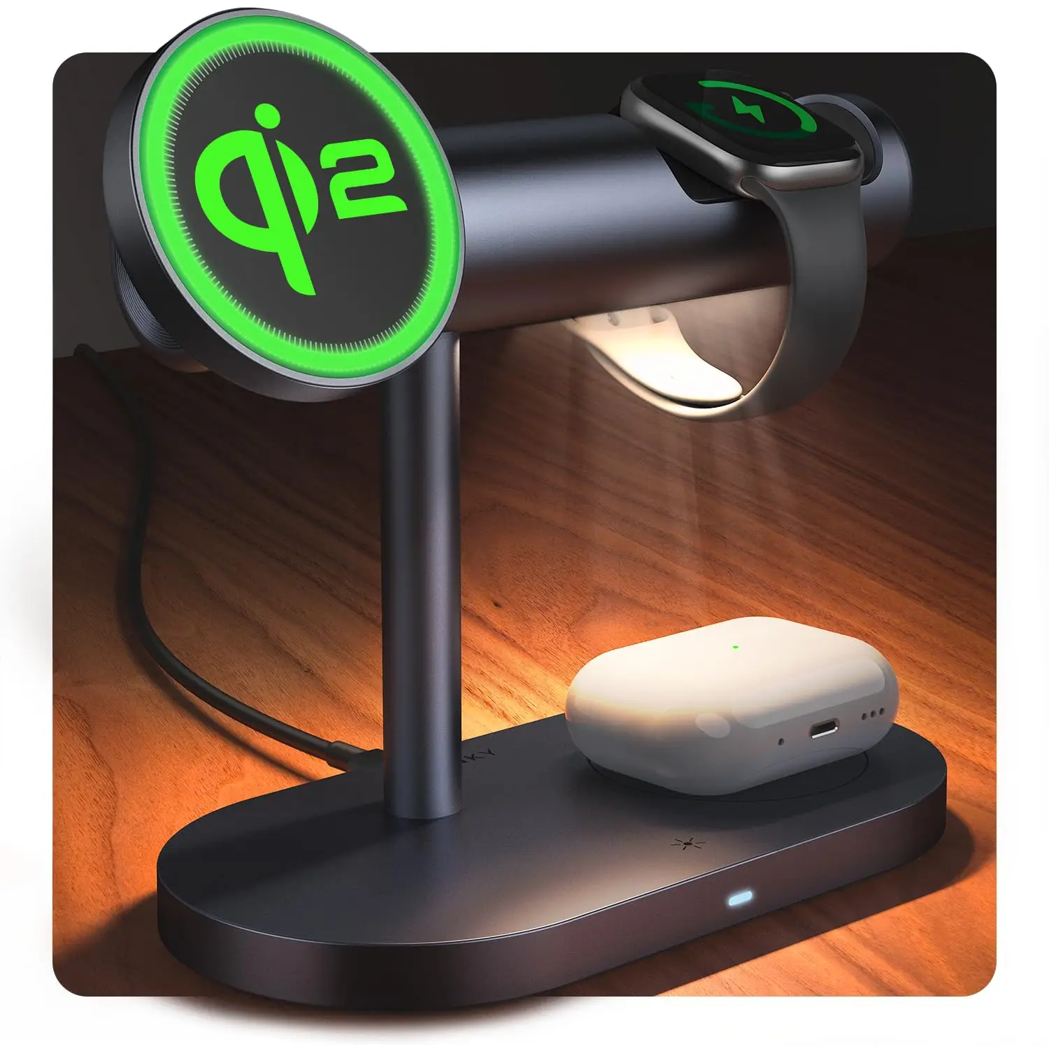IVANKY Qi2 Certified 4 In 1 ワイヤレス充電器