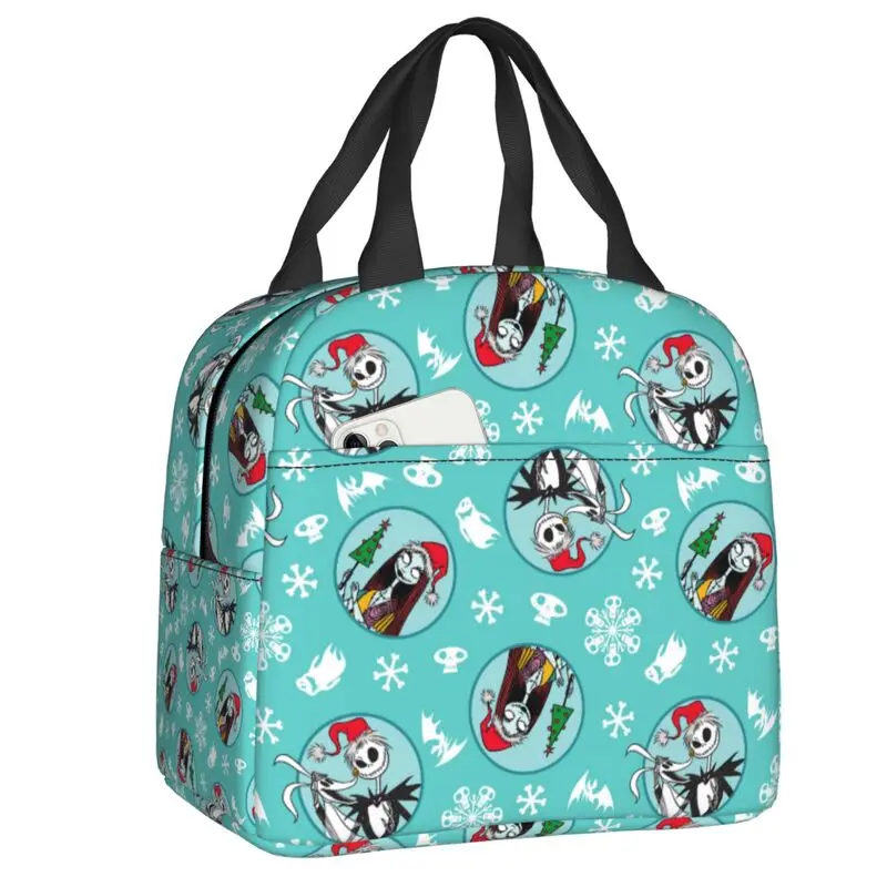o-pesadelo-antes-do-natal-sacos-de-almoco-isolados-termicos-para-mulheres-tote-de-almoco-portatil-para-escola-caixa-de-comida-multifuncional-personalizado