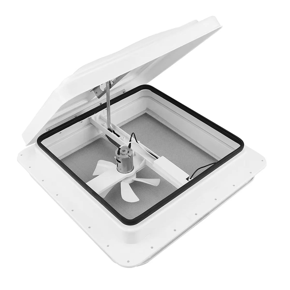 RV تنفيس مروحة استبدال 6 بوصة RV العادم الحمام التهوية سقف مروحة السقف 12 فولت D-حمود المحرك شفرات مروحة بيضاء