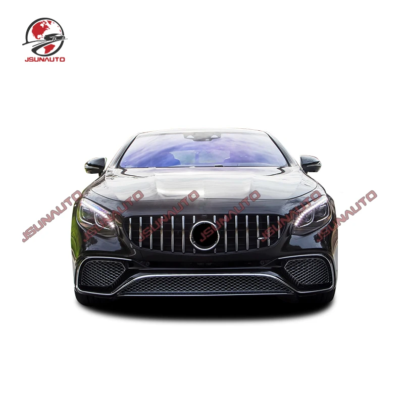 Popular C217 S63 S65 Style Front Bumper Rear Diffuser Grill For Mercedes-Benz S Class S500 S550 Copue S65 Body Kit