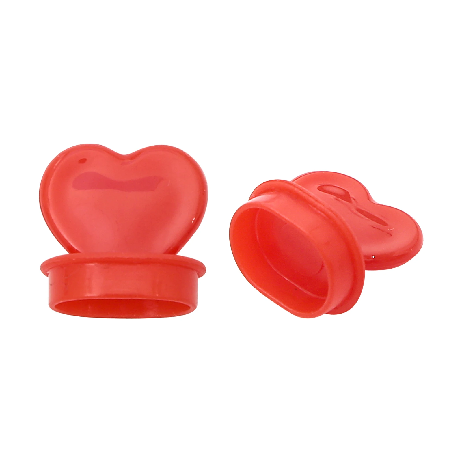 500Pc Reusesable Coffee Cup Lids Stoppers Injection Caps Heart-Shaped Circle Plug Takeaway Packing Milk Tea Cups Leak Proof Plug