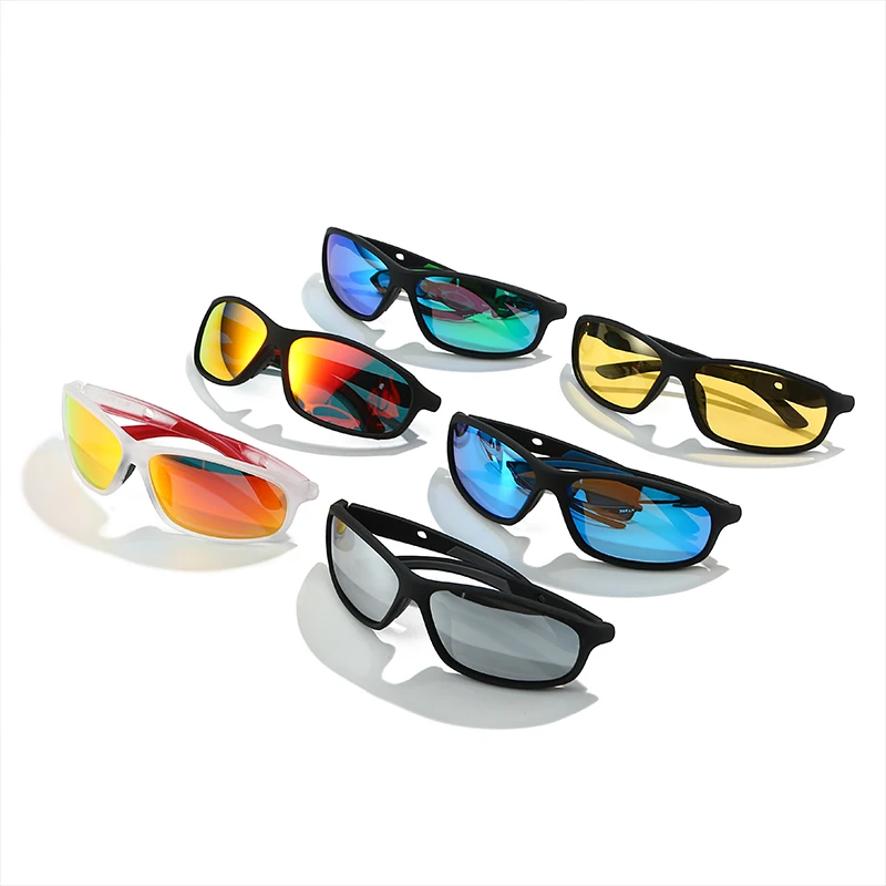 KAROS Classic Square Polarized Sports Sunglasses Lightweight PC Frame UV400 for Driving Fishing Cycling Everyday Durability