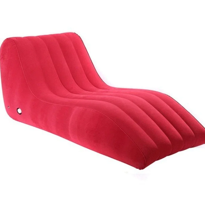 

Outdoor Inflatable Sofa Chair, Environmentally Friendly and Portable S-shaped Lounge Chair, Plush Leisure and Comfortable Sofa