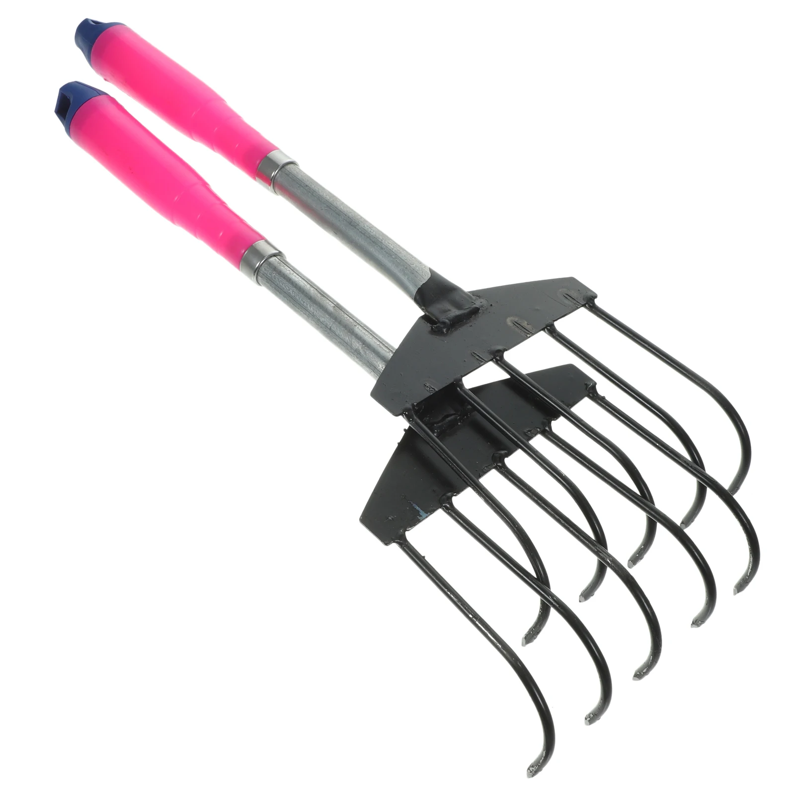 

2pcs Garden 5-Tooth Soil Loosening Tool Portable Agricultural Rake For Clam Digging Weeding Beach Farming Tools Seafood Claw