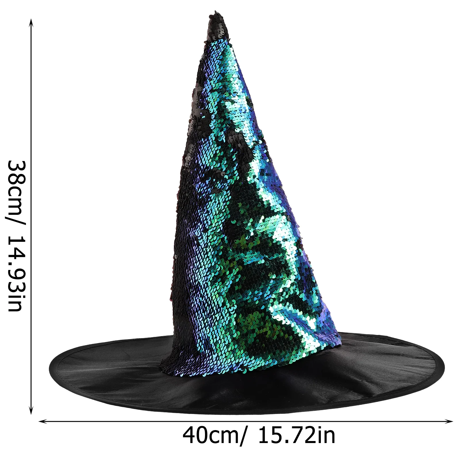 Halloween Party Decoration Hats Witch Performance Supplies Dress-up Fabric Cosplay