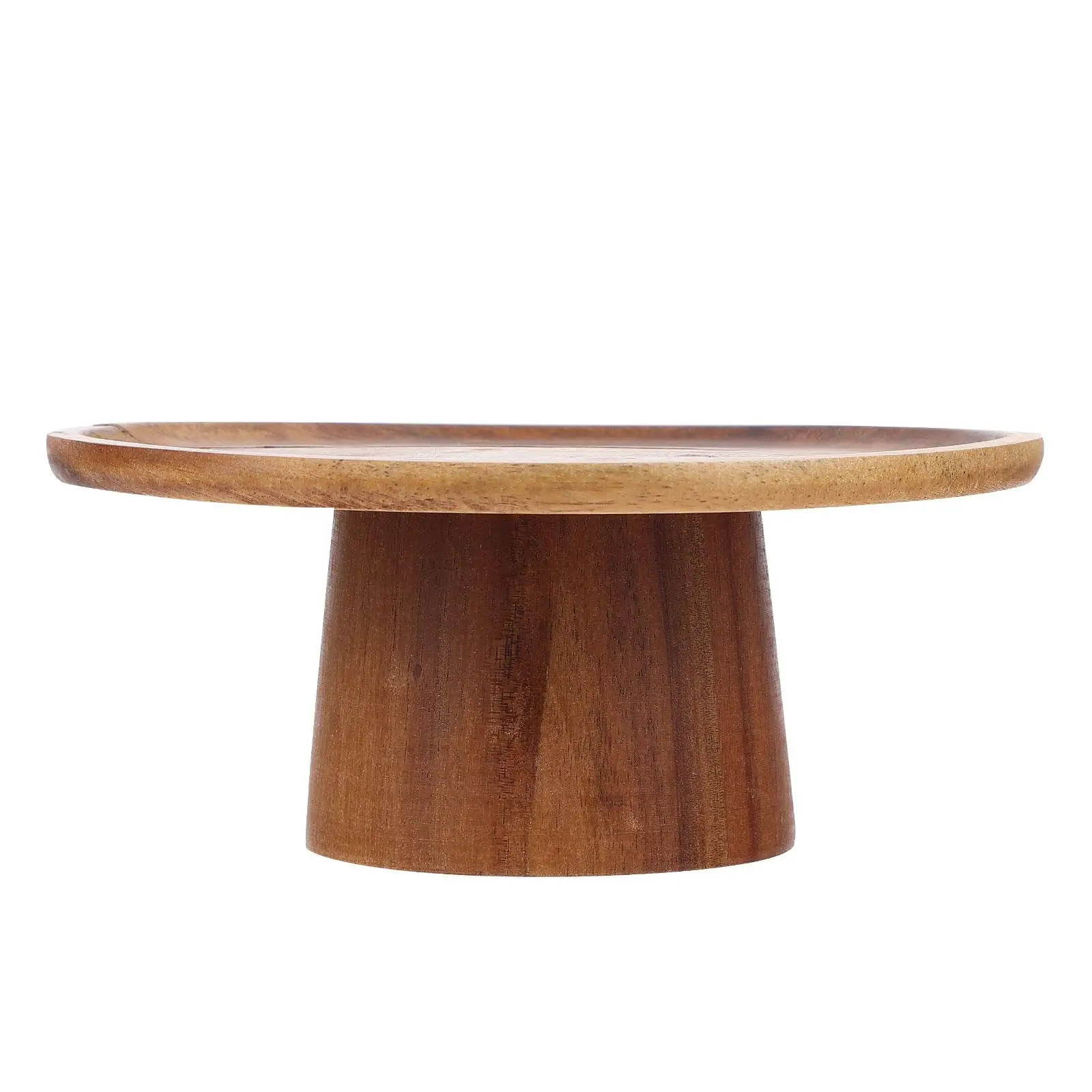

Wooden Cake Stand Display Rack Dessert Tray Small Rustic Pan Table Decor Restaurant Serving Fruits Weddings Baby Showers