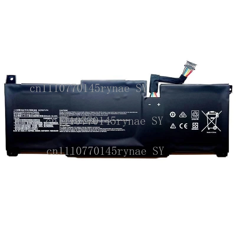 BTY-M491 Laptop Battery 11.4V 4600mAh for MSI Modern 15 A10M A10RB Stealth 15M A11UEK MS-1551 MS-1562 MS-1563