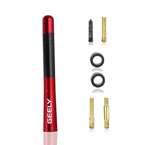 Antena de carro para geely azkarra binray coolray tugella lynk co 03 gs gx3 emgrand gt gl, acessórios aéreos de rádio de fibra de carbono 6 principais vendas autoradio para geely gx3 - №3