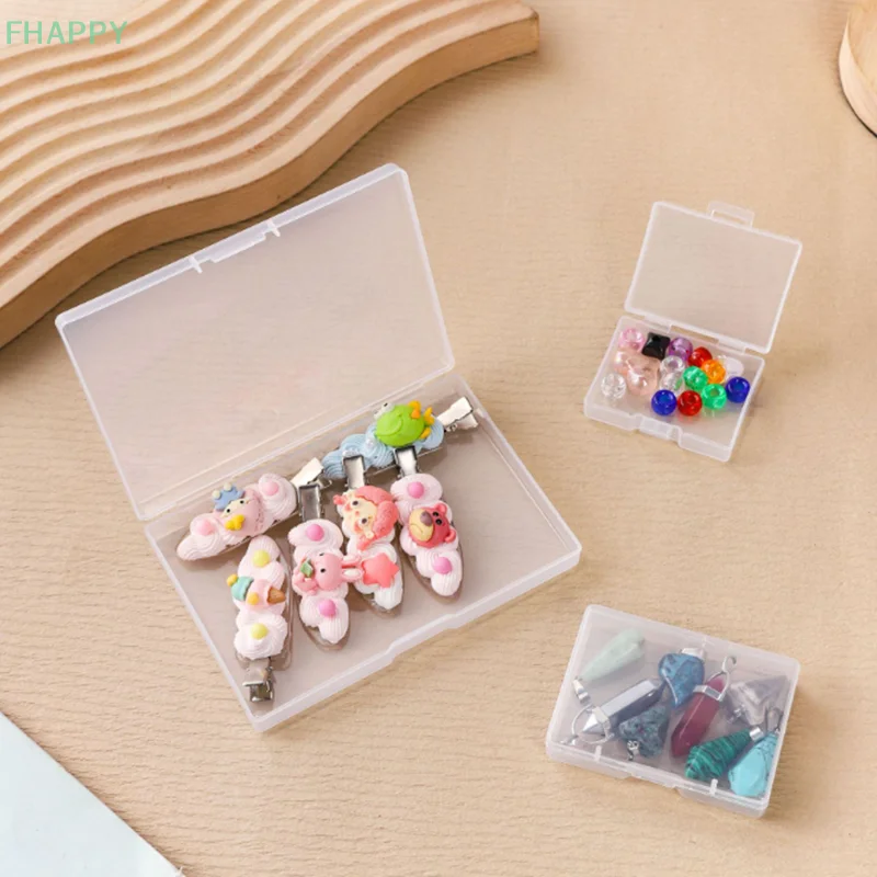 Poker Card Storage Box Multiple Sizes Rectangular PP Plastic Box Fish Hook Packaging Box Earplug Accessory Cosmetics Storage Box