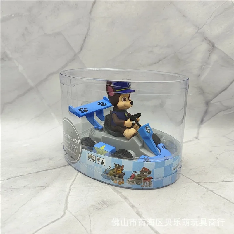 Paw Patrol Pull Back Car Marshall Rubble Chase Rocky Zuma Skye Dog  Cartoon Animal Game Toy Action Figure Toy Kid Children Gift