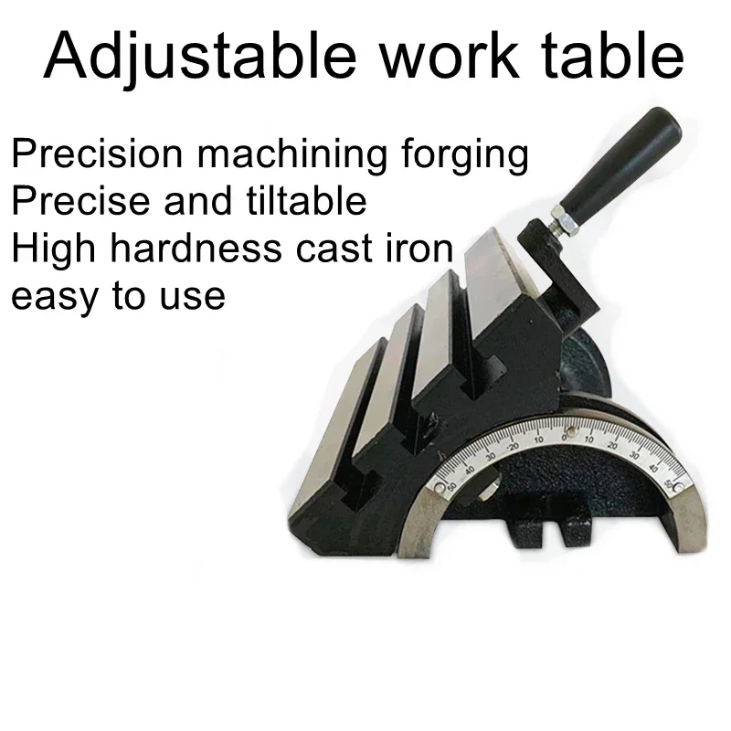 10 inches adjustable angle tiltable table CNC special milling machine cast iron precision rotary table