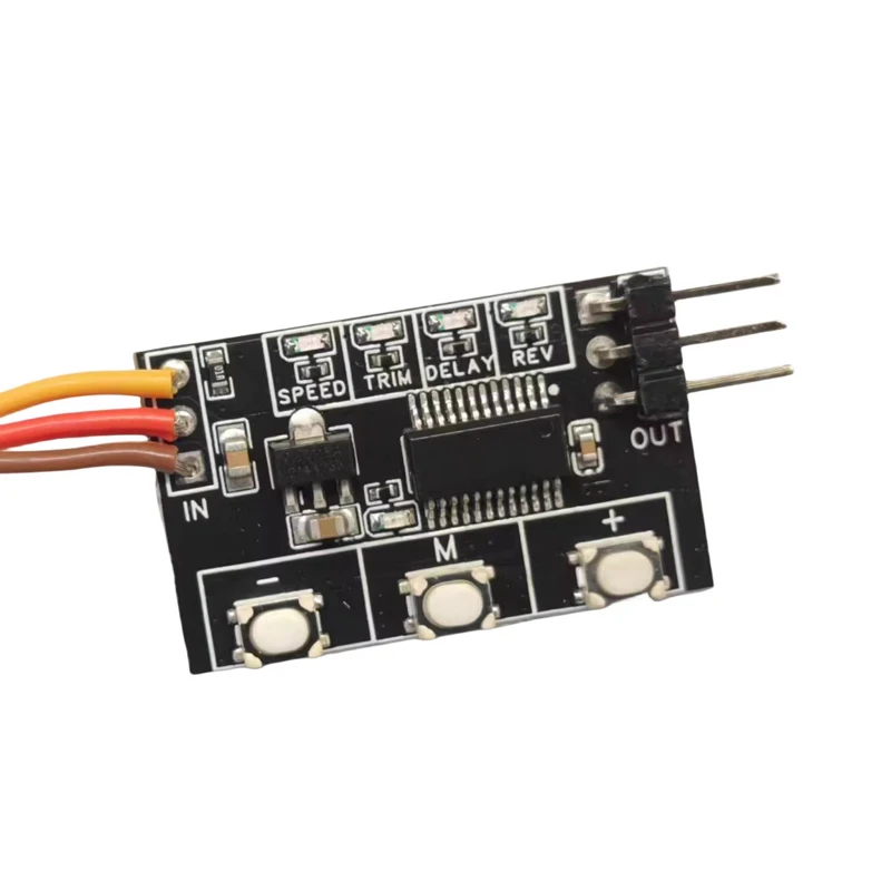 1PCS Servo Speed Adjustment Delay Converter 3.6-16V 2/3 Gear Switch Control Signal Conversion Board for RC Drone Multicopter