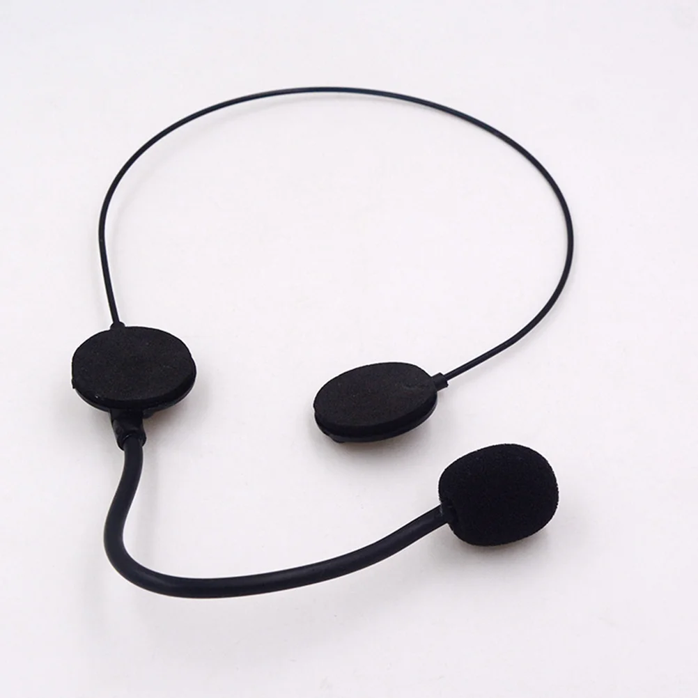 6 Pcs Toy Microphone Masquerade Fake Headphone Props Cosplay Headset Halloween Prom Carnival Microphones Plastic