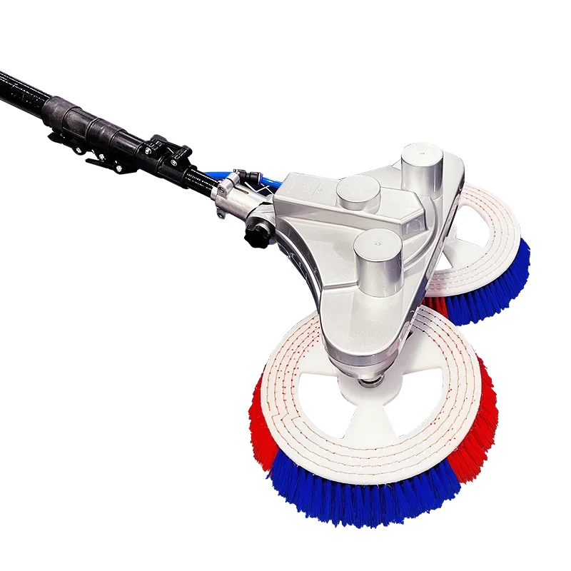 Hot sale MULTIFIT MULR-C02 5.5m Semi-automatic Rotary Brush for Solar Panel Cleaning Water and Dry Cleaning  Convenient and Fast