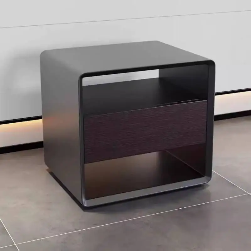 

Italian Decoration Bedside Table Drawers Narrow Modern Nordic Bedside Table Unique Storage Retro Mesitas De Noche Furniture Home