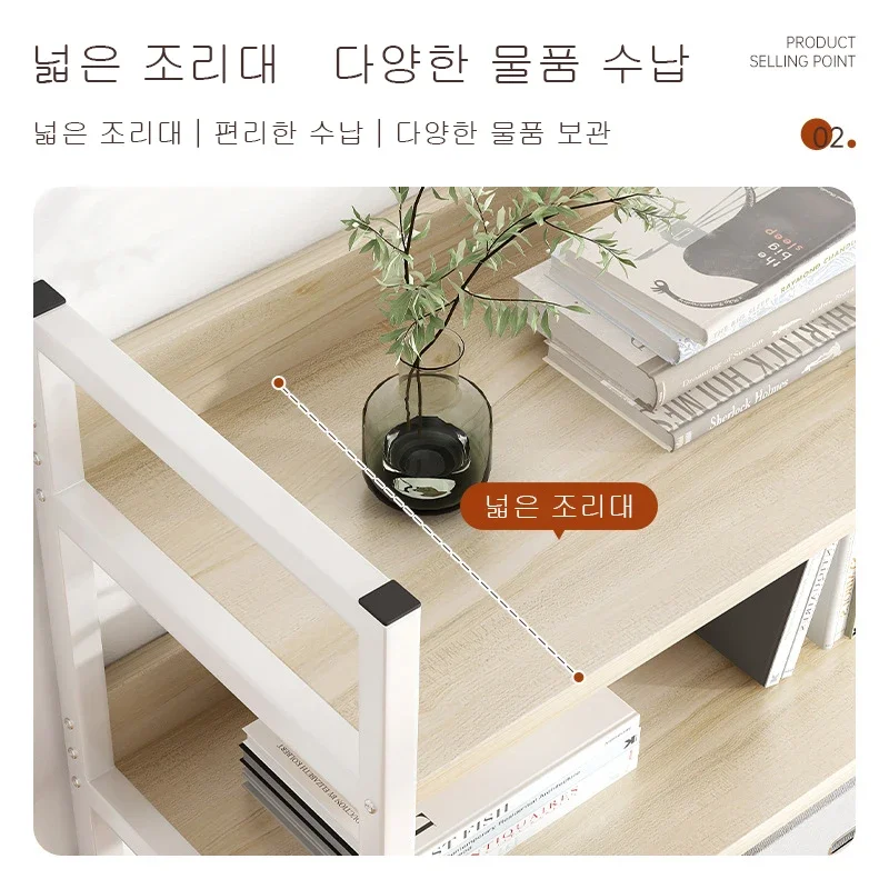 Desktop Multi-layer Storage Rack, Estudo Infantil, Casa, Escritório, Desktop, Organizar, Estante