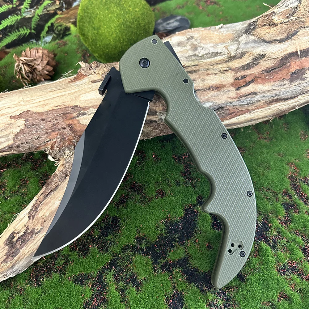 12.4'' Cold Folding Tactical Knife Outdoor Large Hunting Knives Professional Military Survival Self defense Knife Jackknife