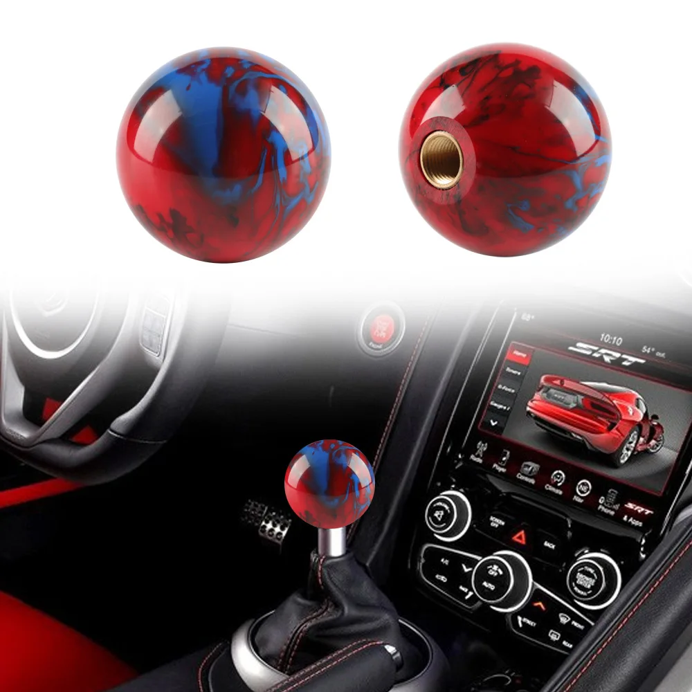 

Car Round Gear Shift Knob Short Shifter Lever Head Ball Shape AT MT M8x1.25 M10x1.25 M10x1.5