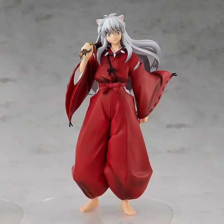 17cm Anime Inuyasha Sesshoumaru Inuyasha Manga Statue PVC Action Figure Toys Collectible Model Toys Gift