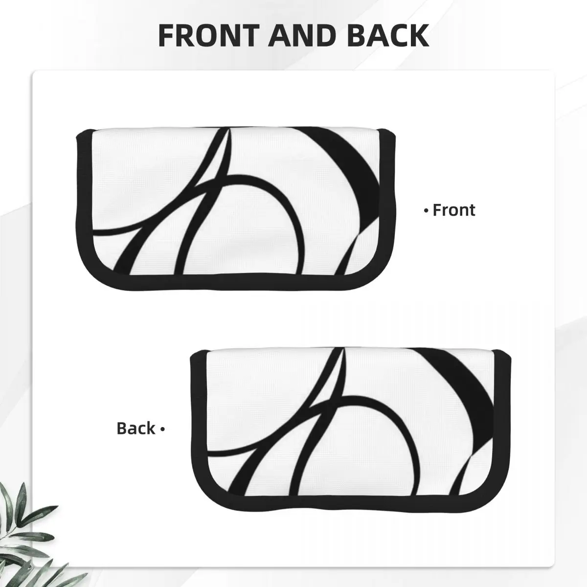 4 Pcs - 45cm 18In - Geometric Abstraction Line Pencil Cases for Students Gifts Pen Box Pencil Bag Pencil Pouch Pen Holder