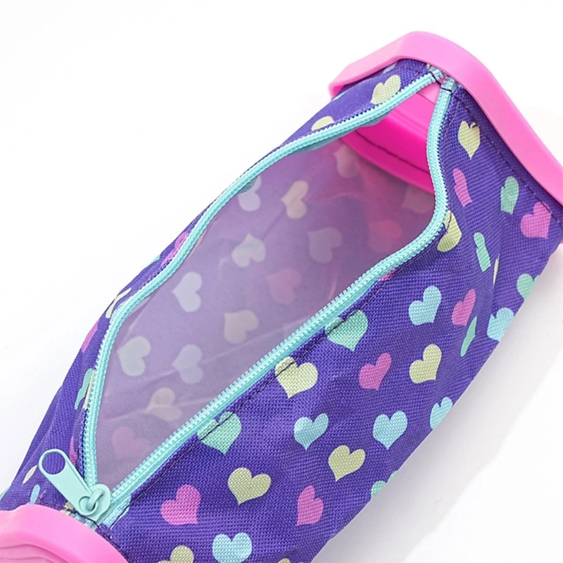 F3ma 2 pçs leve wight lápis caso compartimento caneta bolsas multiuso caso caneta saco lápis viagem saco