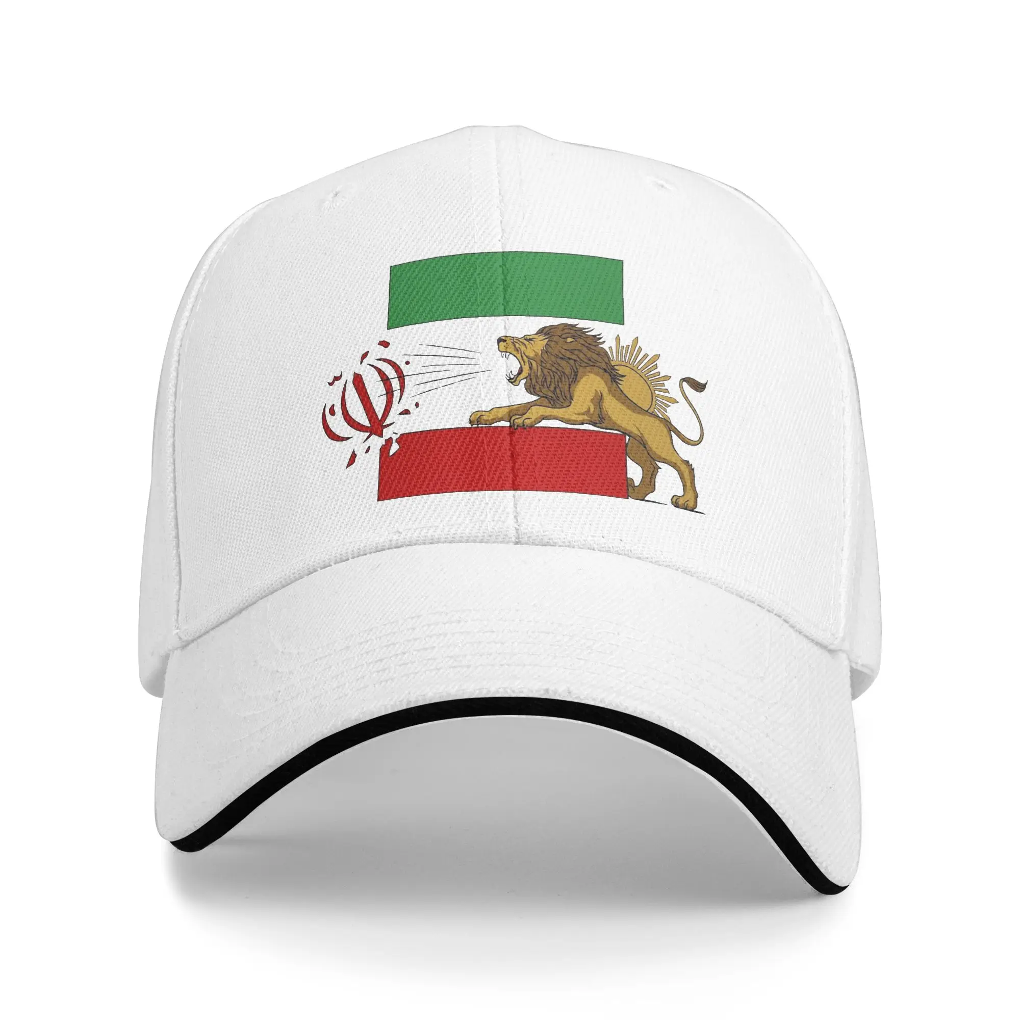 Baseball Cap Iran The Return of the Lion and Sun Merch Casquette  Hats Cap Vintage Outdoor Running Golf Adjustable Fit Sun Cap