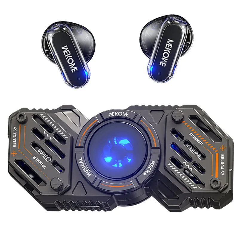 

Luxmoc Beluga S7 TWS Wireless Bluetooth Headphones Mecha Fidget Spinner Gaming Earphonse Noise Cancelling Long Endurance Earbuds