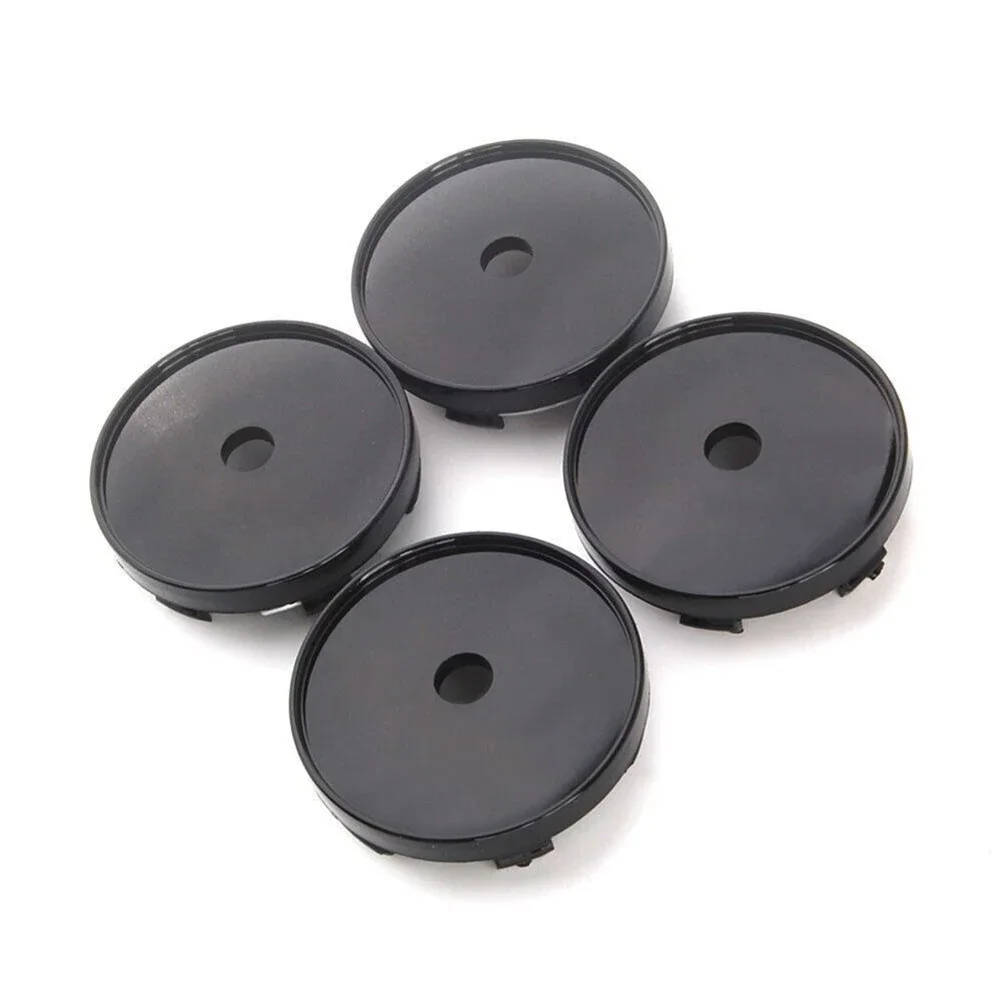 4pcs 60mm/56mm Black Wheel Hubs Center Hub Cap Universal Wheel Rim Hub Cover Wheels Tires Cap ABS Plastic Fit For Most Cars