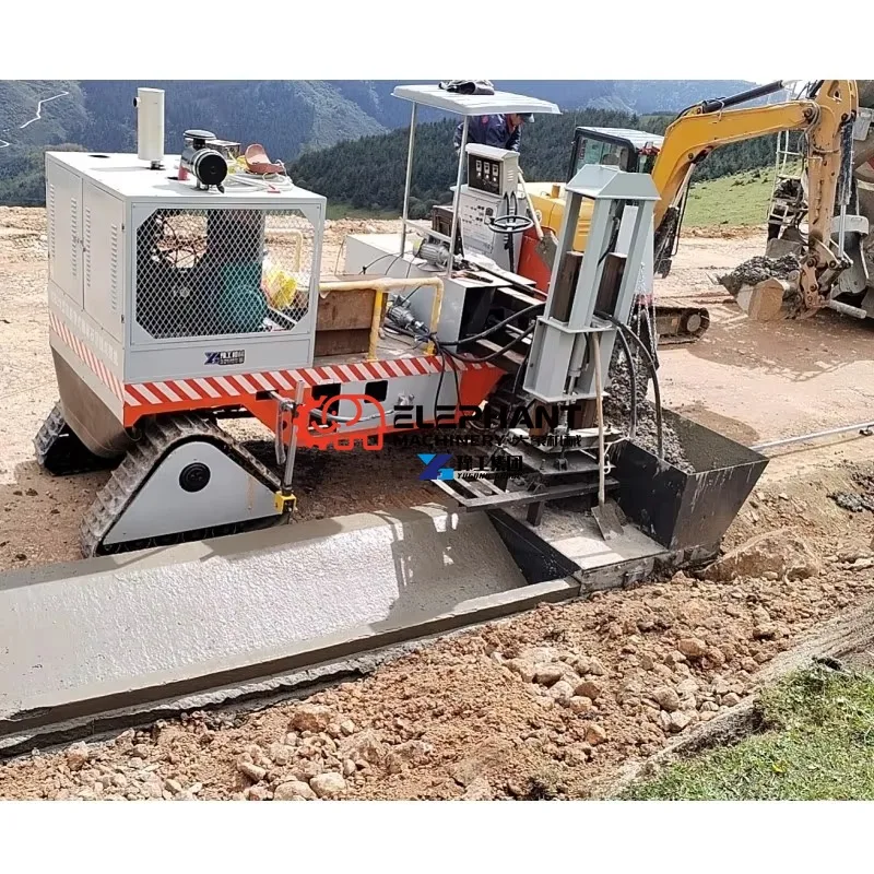 Hot Sale Smooth Surface Concrete Curb Slipform Machine Curb Paver Machine for Different Curb