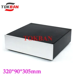 Tokban Audio WA101 320*90*305mm All Aluminum Power Amplifier Chassis Enclosure DIy HIFI Amp Case Shell