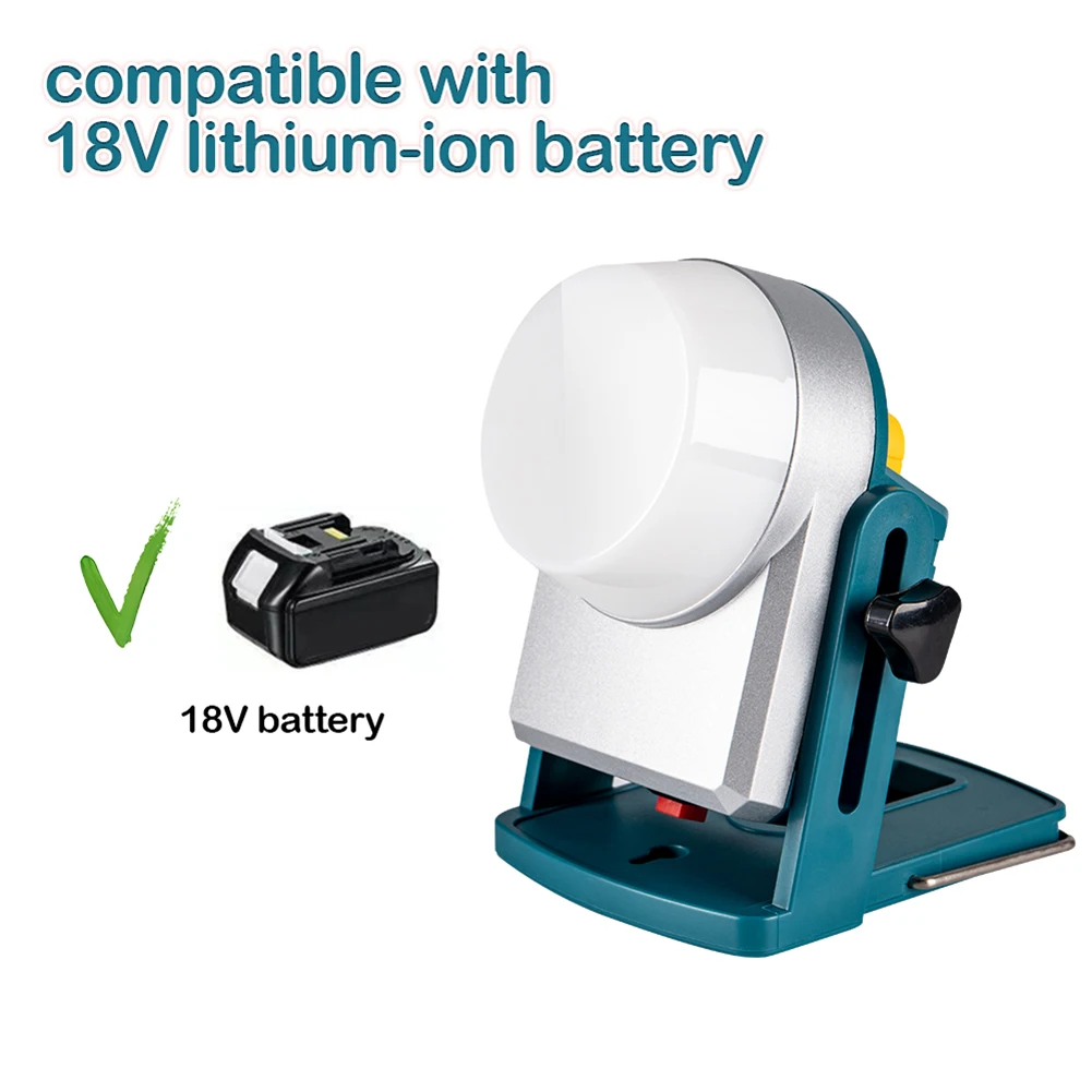 A67P-LED Light For 18V Li- Battery BL1820 BL1840 BL1850 BL1860 BL1860B LED Spotlight Camping Outdoor Light - view 5