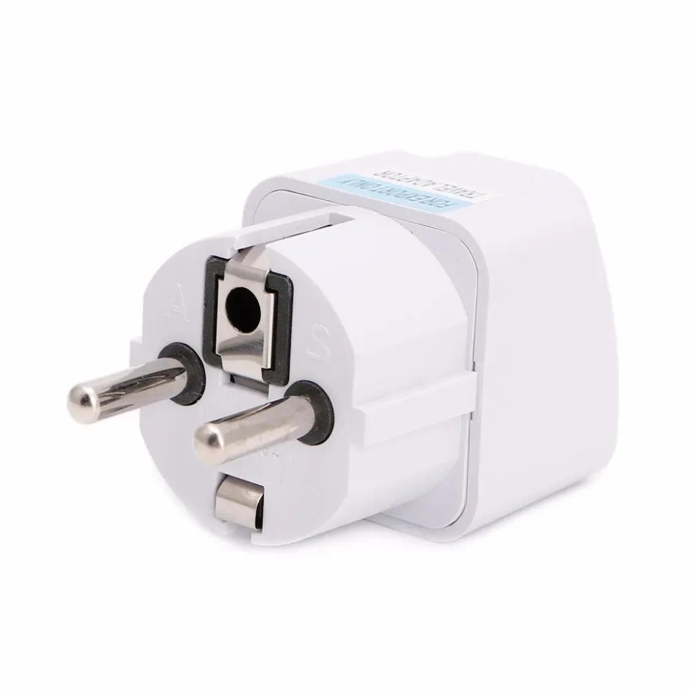 10A European EU Plug Adapter Japan China American Universal UK US AU To EU AC Travel Power Adapters Converter Electrical Charger image 3