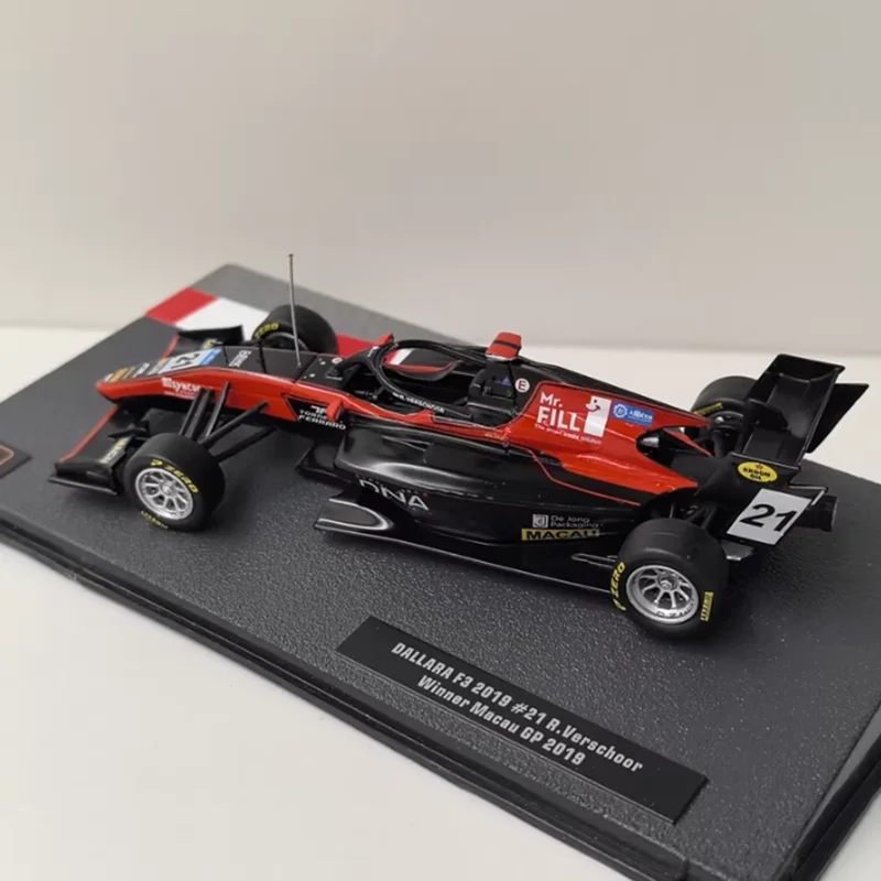 IXO 1/43 Scale DALLARA F3 2019 #21 Alloy Simulation Car Model Static Collection Decorated Holiday Gifts Toys Souvenir Gift