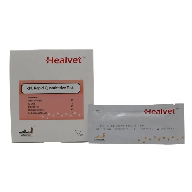 

Healvet veterinary fast, accurate, portable and reliable cPL canine pancreatic lipase quantitative detection