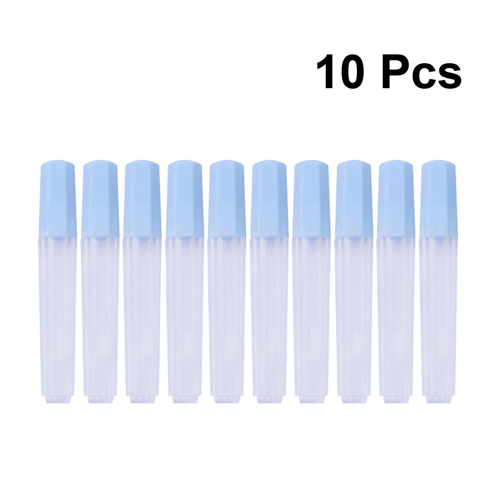 

10Pcs Transparent Needle Storage Tubes Plastic Sealed Bottles Clear Organizer for Sewing Supplies Needle Storage Tube