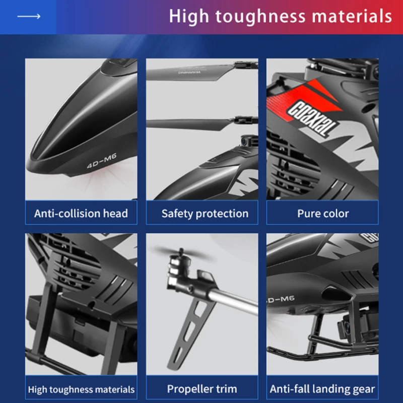 Helikopter RC MINI 2.4G z inteligentnym systemem unikania przeszkód, kamerą 4K HD, WIFI FPV, zabawka lotnicza z oświetleniem LED, helikoptery RC z WIFI FPV.