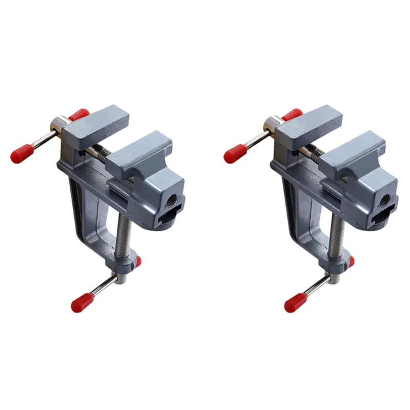 

AB34-2X Portable Mini Table Vise Clamp Small Vice For Small Work Hobby Jewelry DIY Craft Repair Tool Work Table Vise Tool