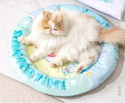 Summer New Pet Ice Pad Cool Feeling Mats Pet Beds Dog Cat Factory Wholesale Hot Sell